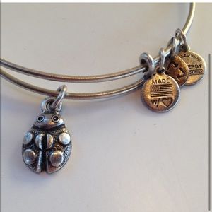 Alex and Ani - Ladybug Silver Bracelet